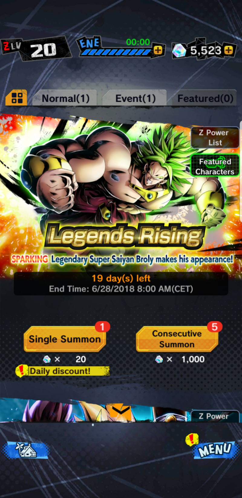 Dragon Ball Legends, arriva Broly Super Saiyan Dragon Ball Legends, arriva Broly Super Saiyan