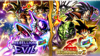dragon ball legends rebellion and beginning z